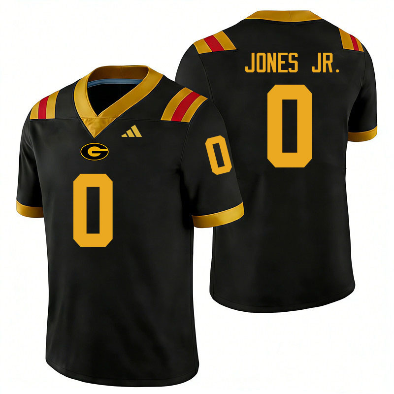Grambling State Tigers #0 Keith Jones Jr. College Football Jerseys,Uniforms-Black